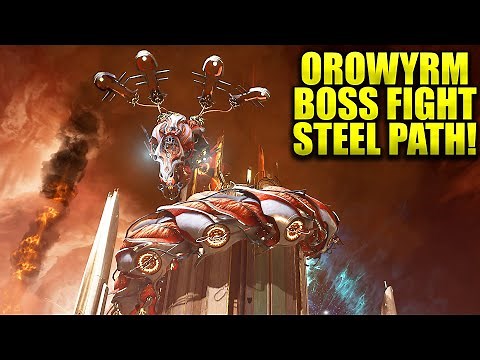 Warframe Duviri Paradox Orowyrm Steel Path Boss Fight Walkthrough!