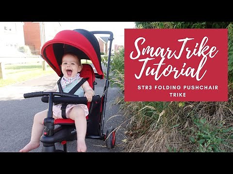 SMART TRIKE TUTORIAL AND REVIEW | STR3 FOLDING PUSHCHAIR TRIKE | BABY AND TODDLER STROLLER TRIKE