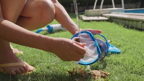 BIELMEIER Cordless Pool Vacuum with Telescopic Pole, Handheld Rechargeable Swimming Pool Cleaner, Strong Suction 19 GPM Pool Vacuum for Cleaning Hot Tubs, Spas, Above/In Ground Pools