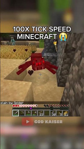 High Tick Speed Minecraft! #minecraft #minecraftshorts