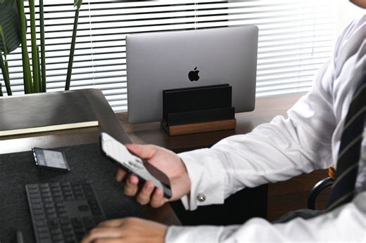 Vertical Laptop Stand - Personalized Engraving on Wood With Double Metal Rack - Etsy