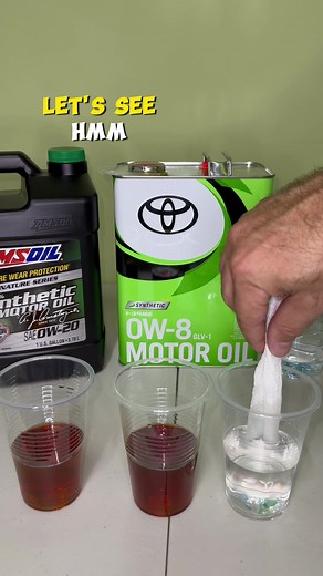 143K views · 813 reactions | Toyota 0w8 engine oil or water (curiosity video) #toyota #0w8oil #0w8 #engineoil | Hybrid Solution Diagnostics | Facebook