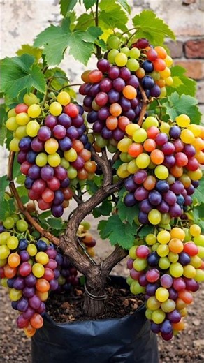 easy and fast method to propagate and grow grape trees #garden #nature #fruits #graft