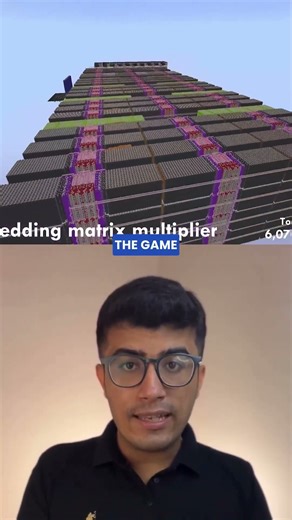 This Youtuber build an LLM in Minecraft 🛖🪵 #minecraft #ai #chatgpt #trending