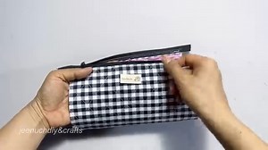 1.9K views · 35 reactions | Diy mini cosmetic pouch bag | Jeenuchdiy&craft | Facebook