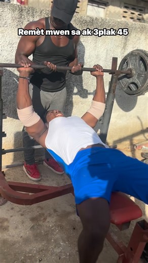 Vin ouvè kò nou nan Jazz nou #viralchallenge #benchpresschallenge #PHN #consistency #motivationdaily #discipline @à la une | Joseph Occean Akim