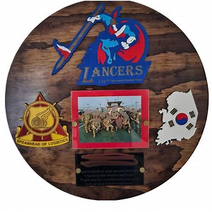 Custom Military PCS and Retirement Plaque: Personalized PCS Award, Going Away Gift | Recognition Plaque - Etsy