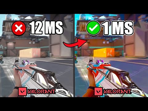 HOW TO LOWER YOUR INPUT LATENCY IN VALORANT *UPDATE*🔥