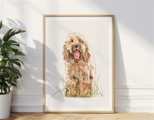 Cockapoo Dog Lover Gift, Cockapoo Wall Art - Etsy