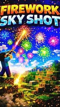 fire work in mincraft #minecraft #minecraftbuild #gaming #mincraftshort