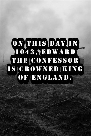 #EdwardTheConfessor Crowned King of England - A Historic Moment