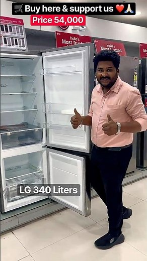 🧊✨ LG 340L Bottom Freezer Refrigerator | Premium Design & Smart Cooling