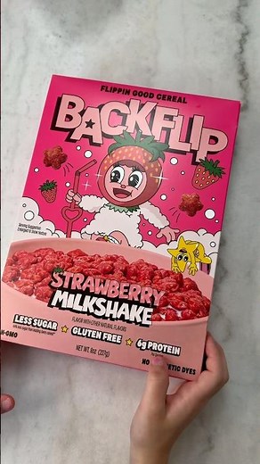 🍓🥛This Cereal Is SO Good! 🥣🤸‍♂️ A Backflip Card in Every Box! Which One Did We Get?! 🤩