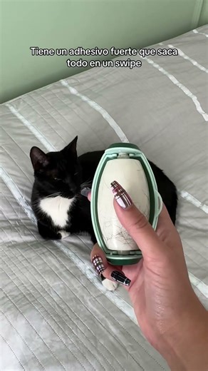 Este rodillo removedor de pelos reutilizable para cada hogar con mascotas!🐶🐾 #Mascotas #Limpieza