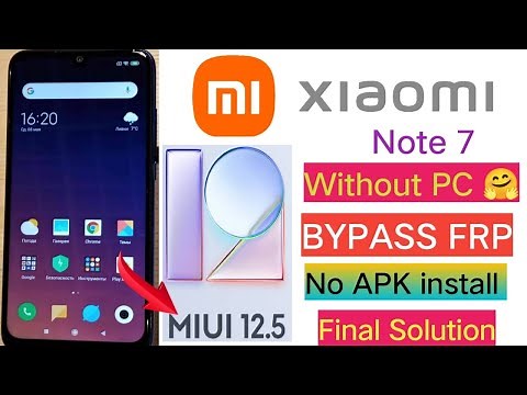 Xiaomi Redmi Note 7 FRP BYPASS | MIUI 12.5.1 Without PC | Unlock Google Lock 2021 New Method