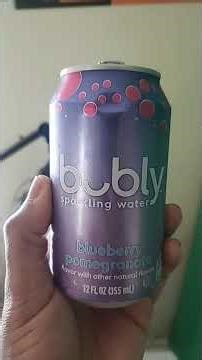 MY HONEST REVIEW ON THE BUBLY SPARKLING WATER! #review #beverage #comedy #jokes #soda #fyp #nasty