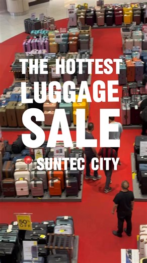 153K views · 212 reactions | The Hottest Luggage Sale ✅Now till 9 Nov 2025 Suntec City Level 1 Atrium near Don Don Donki Nearest MRT station: Esplanade | Singapore Atrium Sale | Facebook