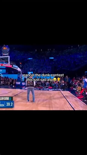 hoopfarmer on Instagram: "Collecting hoopers: 49,186/50,000 via: tt/hoop.crashout_ - Follow: @hoopfarmer for more content like this This year’s NBA All-Star Dunk Contest — won by **Keshad Johnson of the Miami Heat over Carter Bryant — had some cool moments, but overall it left a lot of fans feeling underwhelmed compared with past contests. Johnson pulled off some solid slams, earning the title with a combined score of 97.4 in the final, including a near-perfect first dunk and a strong free-throw