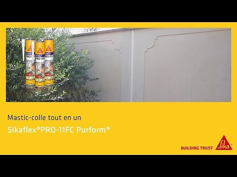 Coller et jointer avec Sikaflex® PRO-11 FC Purform®
