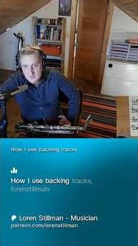 How i use backing tracks #saxophone #sax #jazz #music #musician #backingtrack #irealpro #playalong