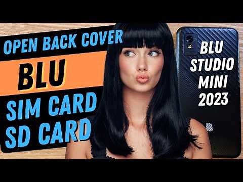 Full Guide for your Blu Studio Mini 2023 Remove Back Cover Change Sim Card SD Card or Battery