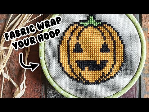 Decorate Your Embroidery Hoop Tutorial | How to Fabric Wrap Your Hoop [No Fraying]