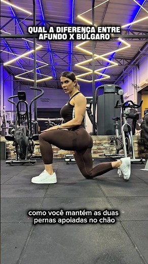 Understand the difference between a lunge vs. a Bulgarian split squat 🎯