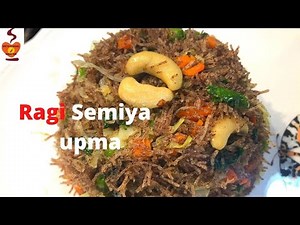 Semiya Recipe | Ragi Upma | Healthy Breakfast Recipes | Ragi Recipes | Gluten free