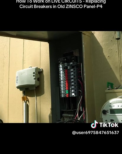 How To Work on LIVE CIRCUITS - Replacing Circuit Breakers in Old ZINSCO Panel-P4