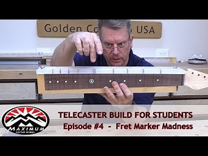 Telecaster Build - Part 4 - Fret Marker Madness