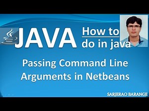 How to pass command Line Arguments to java main method in Netbeans IDE?