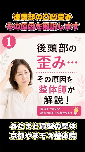 後頭部の歪みの原因とは？あたまと骨盤の整体師が解説｜京都やまぞえ整体院 #やまぞえ整体院 #京都整体 #烏丸三条