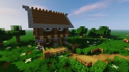 Minecraft How To Build A Survival Starter House Tutorial Minecraft Map
