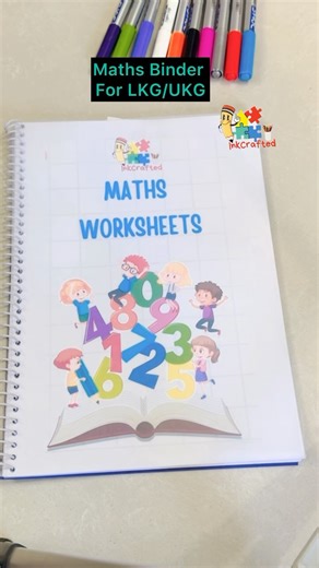INKCRAFTED on Instagram: "🧮 Fun & Engaging Maths Worksheets for LKG & UKG! 🎉 Make early math learning exciting with our interactive worksheets! Designed to help children build a strong foundation in numbers, counting, shapes, patterns, and basic math concepts, these worksheets turn learning into a fun and engaging experience. Perfect for parents and teachers looking for structured, hands-on activities for young learners! ✔️ Why these worksheets? 🔹 Strengthens number recognition & counting ski
