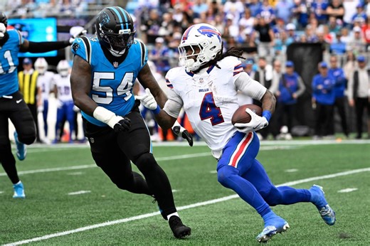Bills-Panthers takeaways: Buffalo, James Cook roll over Carolina with RB’s monster day
