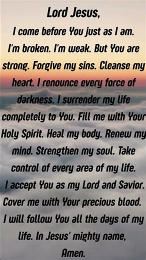 Lord Jesus, I'm broken I'm weak.#eveningprayer #inspirationbible #daily