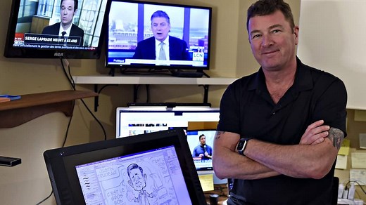 Ygreck souligne 25 ans de caricatures au «Journal»
