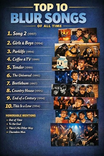 The Top 10 Blur songs of all time