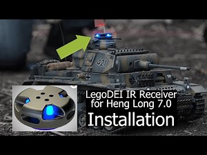 LegoDEI Heng Long IR receiver upgrade & cable install *Long Detail Version* - for RC Tank Battles!