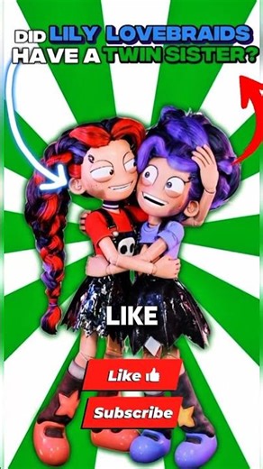 😨🎀 Lily Love Braid Has A TWIN SISTER?The Dark Mirror Nobody Noticed Until Now! 😈# Poppy Playtime