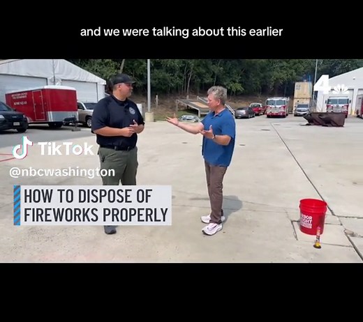 🎆 FIREWORK SAFETY: Here’s how to dispos of your fireworks safely and how to prevent other fires from starting in your home. #dc #washingtondc #districtofcolumbia #maryland #dmvnews #fireworks #fourthofjuly #4thofjuly #firefighting #science