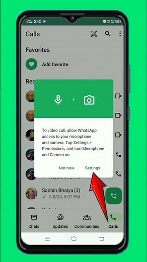 🔴Whatsapp Video Call Problem Solve | ✅To Call Allow Whatsapp Access To Your Microphone Tap Settings