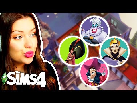 Bedrooms if Disney Villains Were TEENS in The Sims 4 // Sims 4 Build Challenge