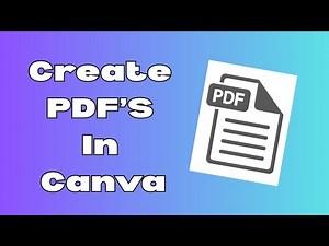 Create, Download And Print A PDF Using Canva