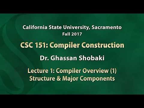 Compilers Lecture 1: Compiler Overview (1): Structure and Major Components