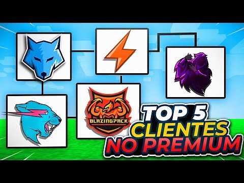 TOP 5 MEJORES CLIENTES NO PREMIUM para SUBIR FPS en MINECRAFT 2023 *FPS BOOST* +1000 FPS & 0 LAG