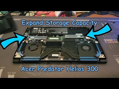 How to upgrade Acer Predator Helios 300 Storage