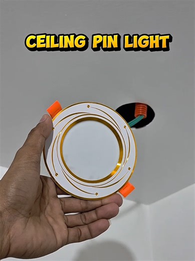 Replying to @eleyna0_0 Ceiling pin light madali lang naman sya iinstall lods. ang ganda talaga ilagay sa kesame. #pinlight #ceilinglight #light #ledlight #homelight