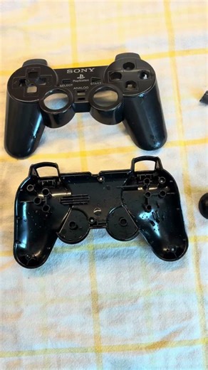 Giving this dirty PS2 controller a second life. 20 years later and still worth saving. 🛠️