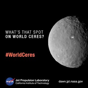 What ARE those spots on #Ceres? Vote now: http://bit.ly/worldceres #WorldCeres Like the NASA Dawn Mission page for science updates. | NASA Jet Propulsion Laboratory